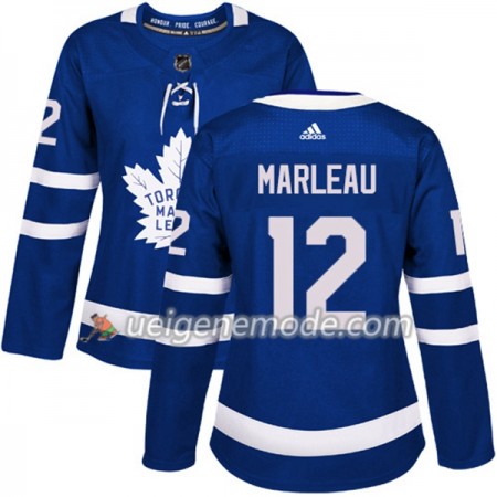Dame Eishockey Toronto Maple Leafs Trikot Patrick Marleau 12 Adidas 2017-2018 Blau Authentic
